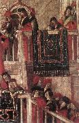 CARPACCIO, Vittore Meeting of the Betrothed Couple (detail) dfg oil painting reproduction